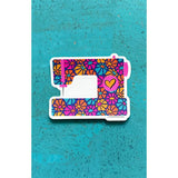 Daisy Sewing Machine Sticker