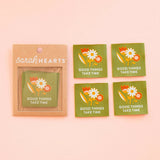 Good Things Take Time Woven Sewing Labels