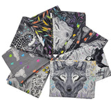 Tula Pink Graywork Animals Fabric Bundle 8 Prints