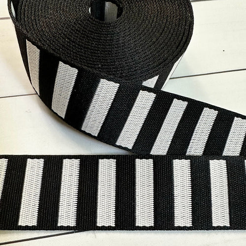 1.5stripe Webbing Cotton Webbing Bag Strap Fabric Belt Canvas