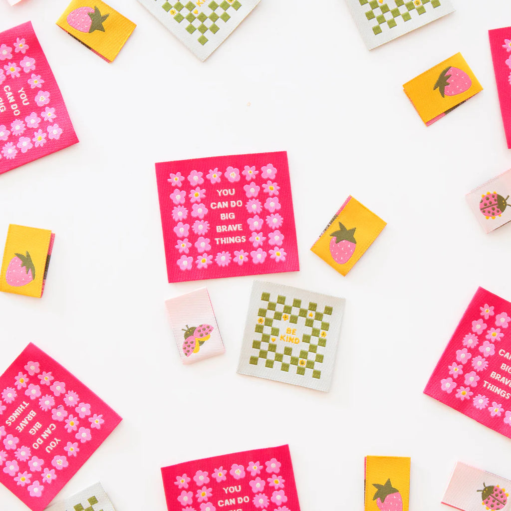Sarah Hearts Joyful June Multipack Woven Labels