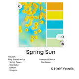 Spring Sun Modern Solid Fabric Bundle 5 Colors