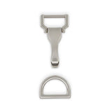 Large Hook and D-Ring in Nickel by Dritz