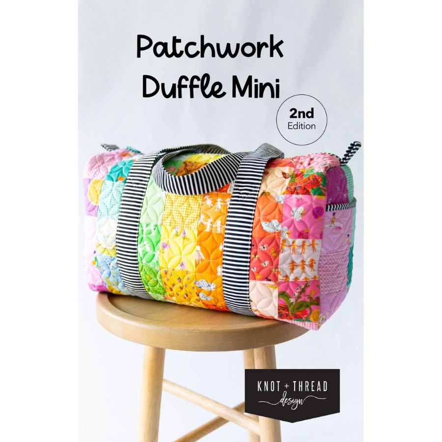 Patchwork Duffle Mini Bag Pattern by Knot & Thread – Mashe Modern ...