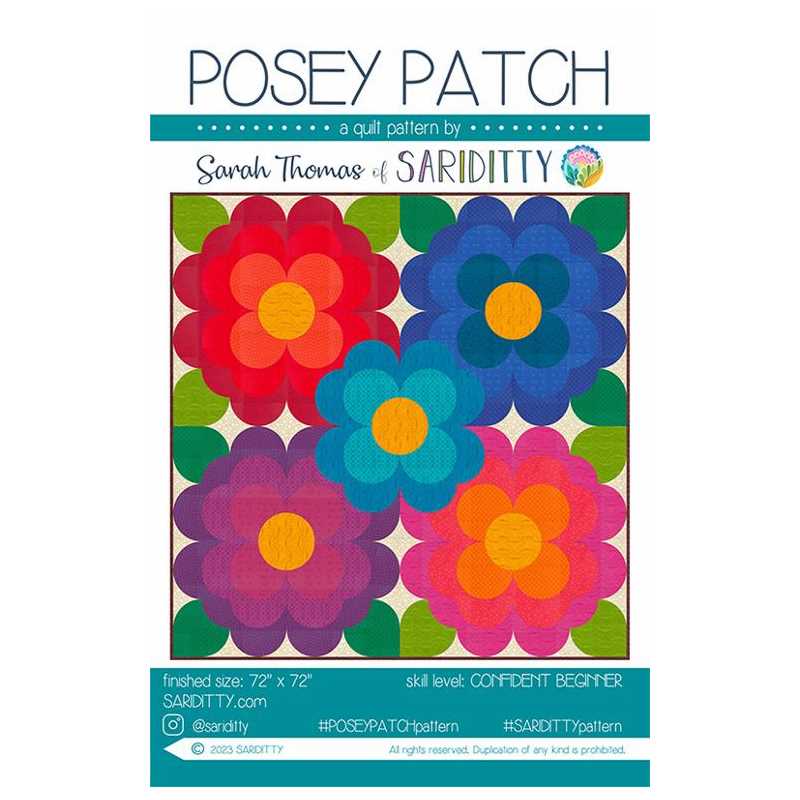 Sarditty Posey Patch Quilt Pattern