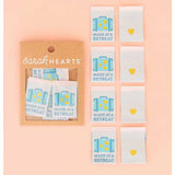 Sarah Hearts Made at Retreat Quilt Labels