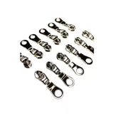 Sassafras Lane Nickel Zipper Pulls 6 Count