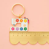 Daisy Sewing Machine Enamel Keychain by Sarah Hearts