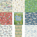 All Iowa Shop Hop 2026 Fabric Bundle 8 Prints Plus Panel