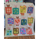 Elizabeth Hartman Show and Tell Quilt Kit with Riley Blake Solids