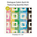 PREORDER Dialogue Quilt Kit Featuring Sparkle Mart Fabrics