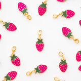 Strawberry Zipper Charm by Sarah Hearts