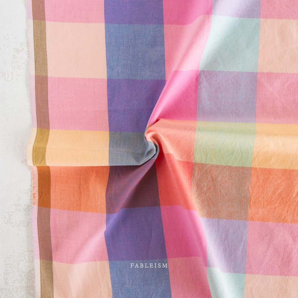 Swedish Holiday Plaid in Midsommar Woven Fabric