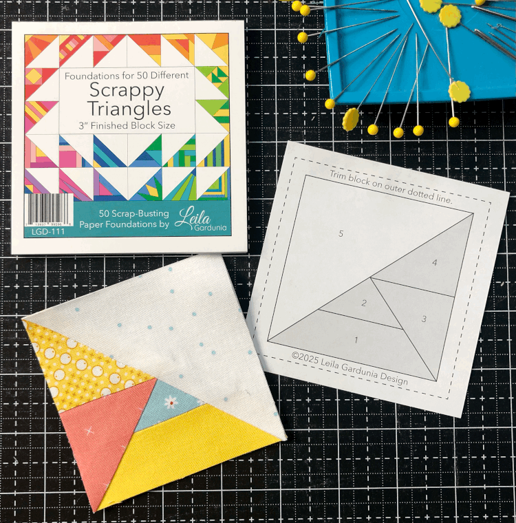Paper Triangle Pattern Scrappy Triangles 3