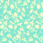 Heather Ross Country Mouse Fresh Calico Aqua Fabric