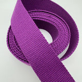 Violet Cotton Webbing 1" or 1.5" Wide BY THE YARD