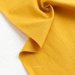 Watercolor Wovens Mustard Yellow Fabric