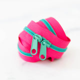30" Colored Zipper - Strawberry