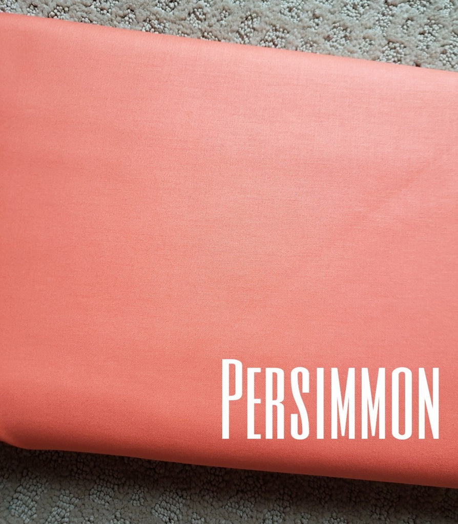 Tula Pink Persimmon Orange Designer Essentials Solid Fabric