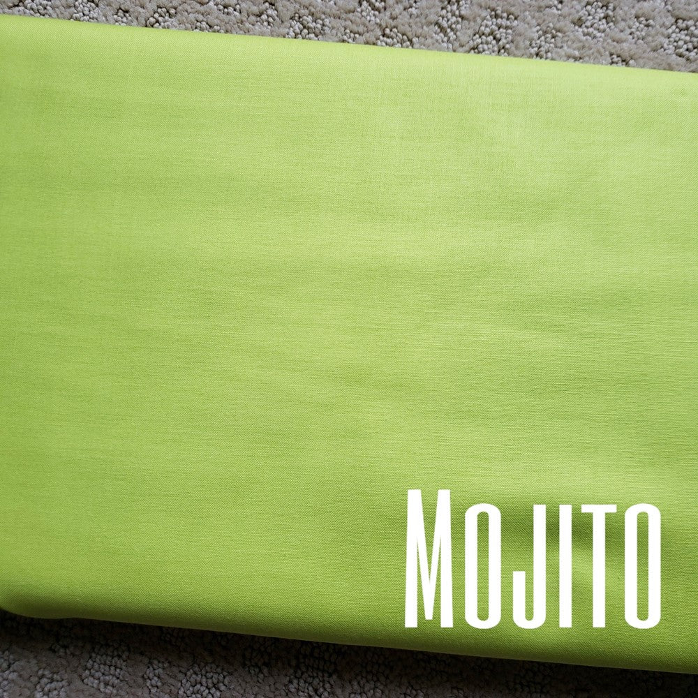 Tula Pink Mojito Lime Green Designer Essentials Solids Fabric