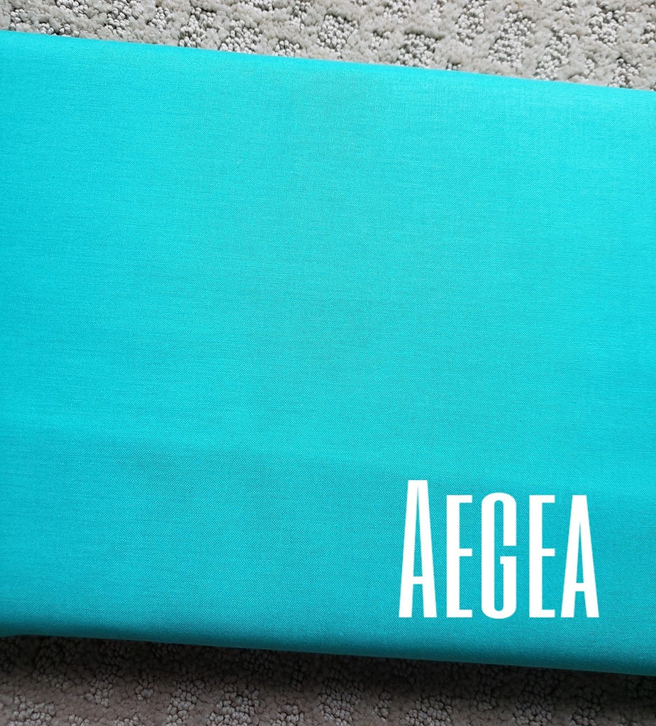 Tula Pink Aegea Designer Essentials Solids Aqua Fabric