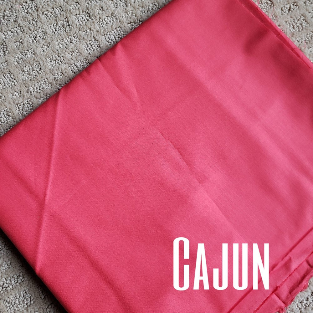 Tula Pink Cajun Red Designer Essentials Solids Fabric