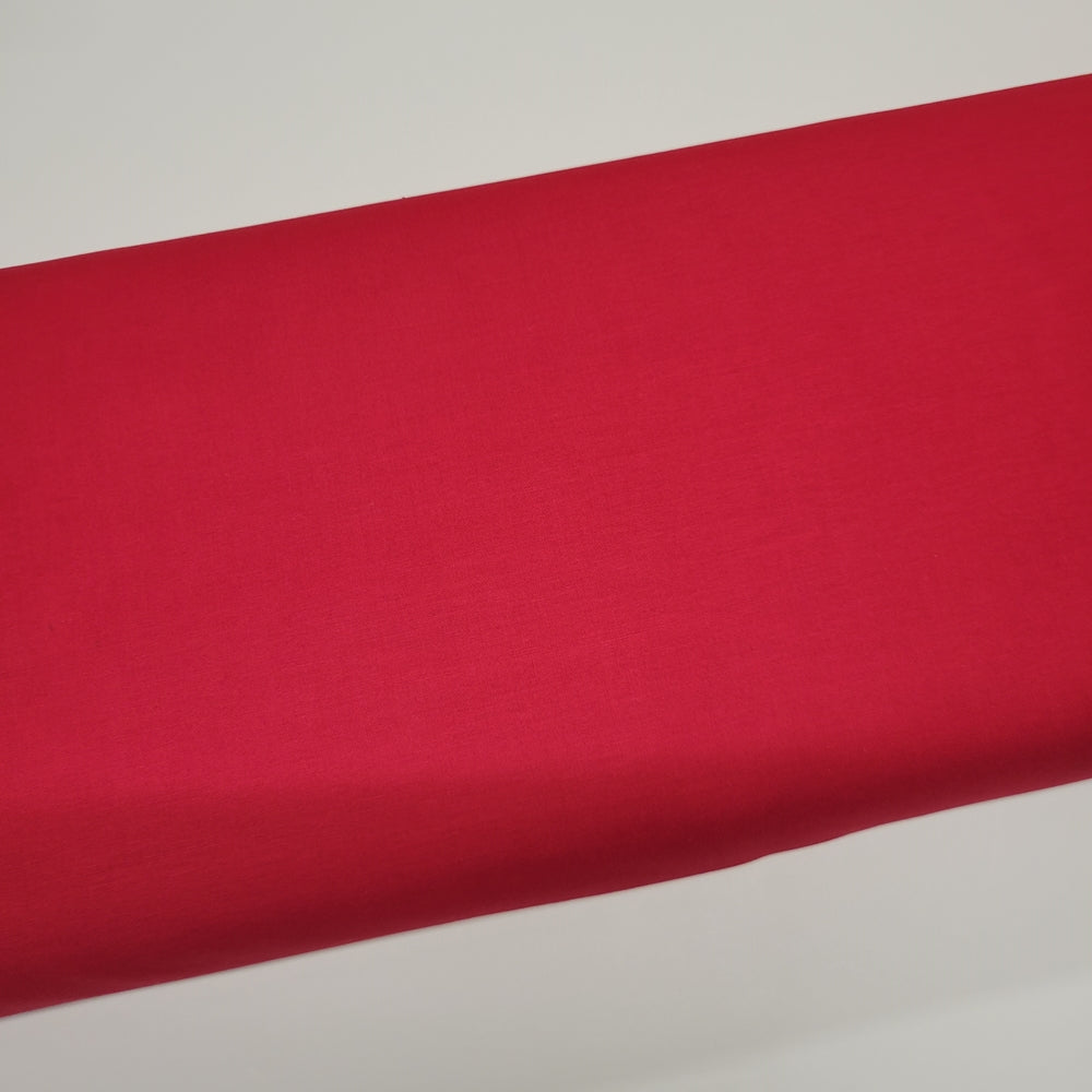 Designer Essentials Solids Radish Red Solid Fabric