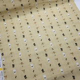 Heather Ross West Hill Riding Gear Cool Tan 12" Remnant