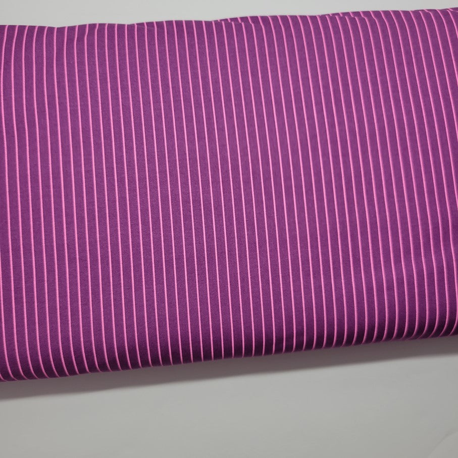 Tula Pink Tiny Stripes Aster Purple Fabric