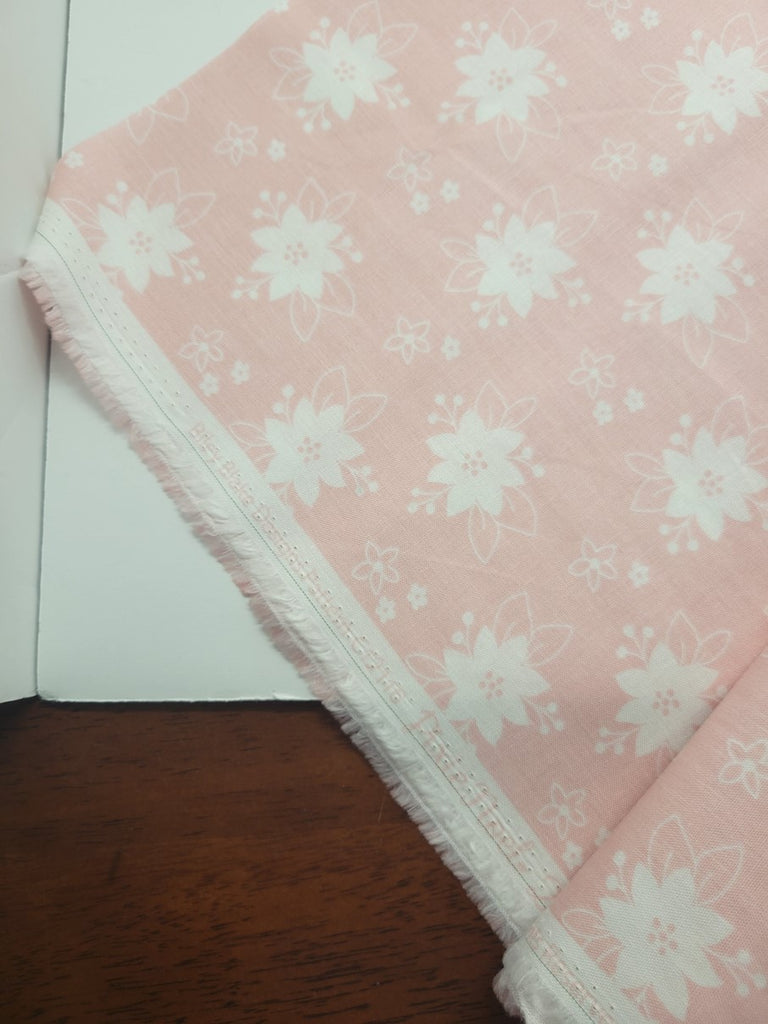 Tasha Noel Pixie Noel 2 Floral Pink Fabric