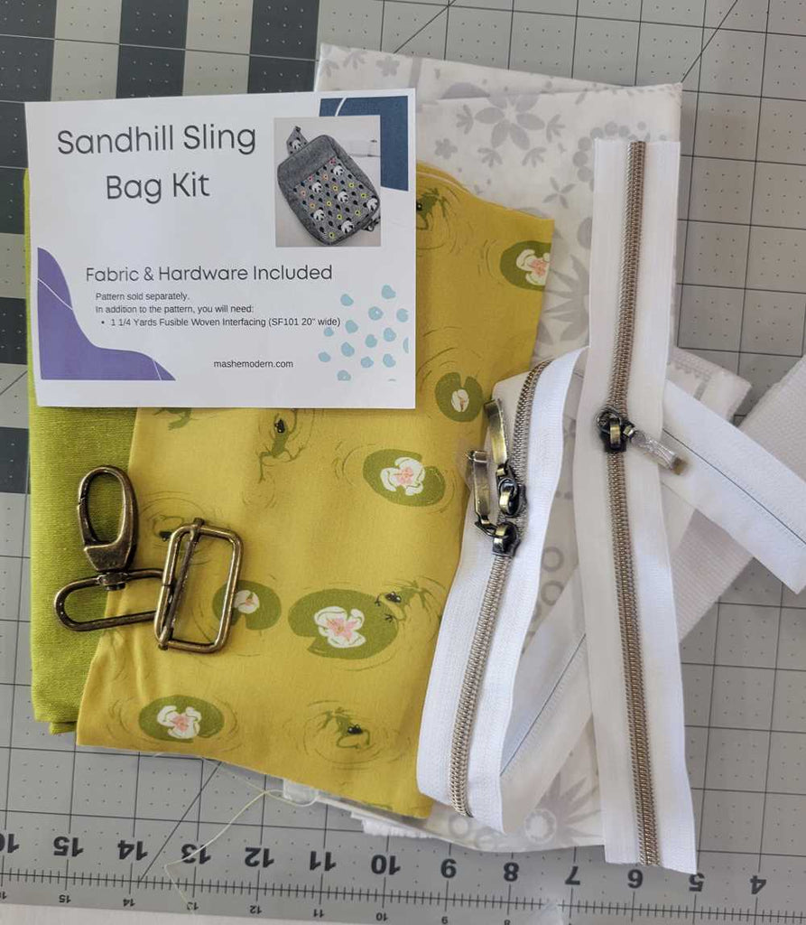 Sandhill Sling Bag Kit with Green Essex and Frogs