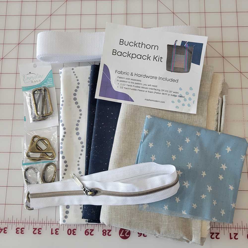 Buckthorn Backpack Bag Kit Cream and Navy