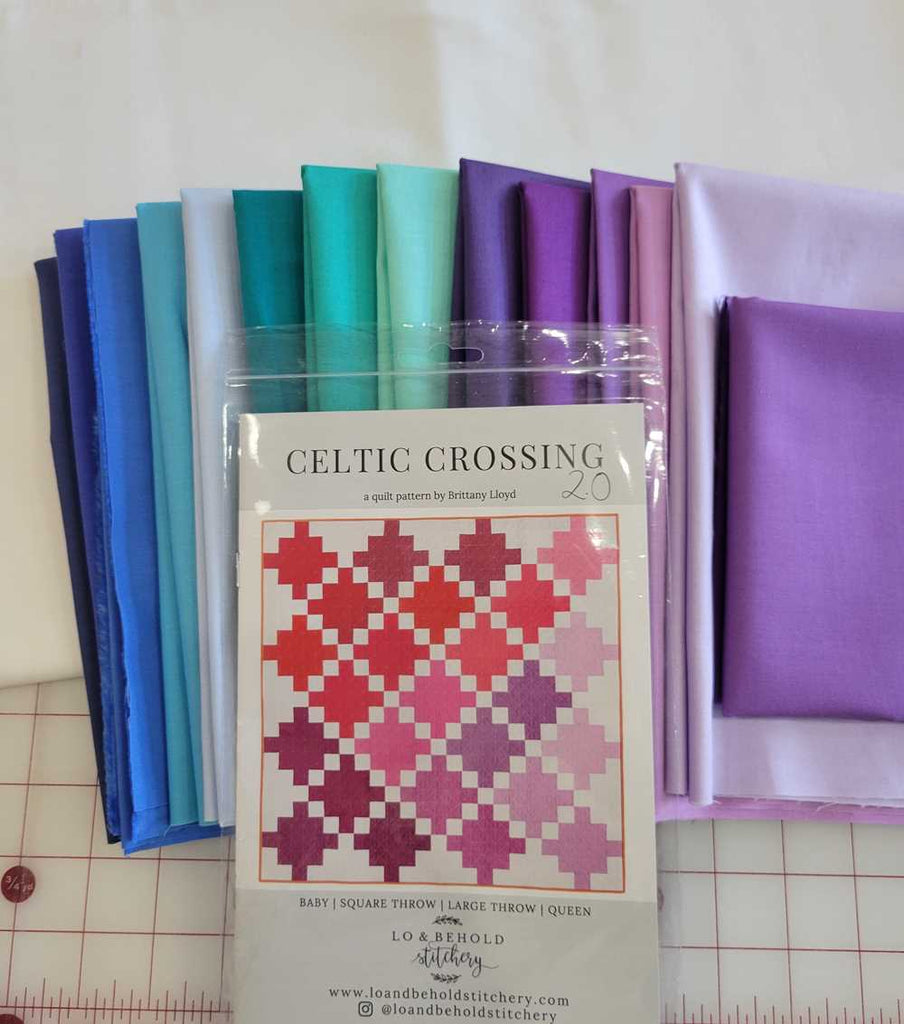 Celtic Crossing Quilt Kit with Quilt Pattern by Brittany Lloyd
