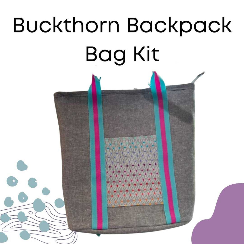 Buckthorn Backpack Bag Kit with Tula Pink Fabrics
