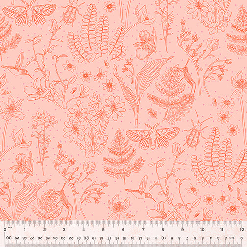 Tamara Kate Anew Good Juju Flamingo Floral Fabric