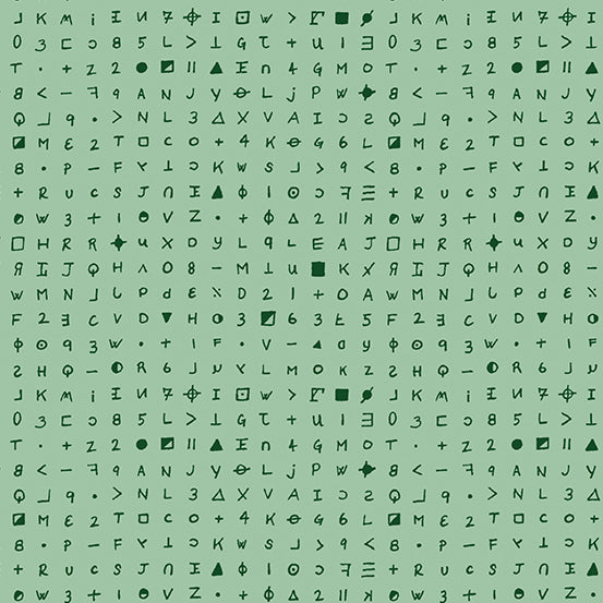 Giucy Giuce Fabric From the Basement Cryptography Envy Green Fabric