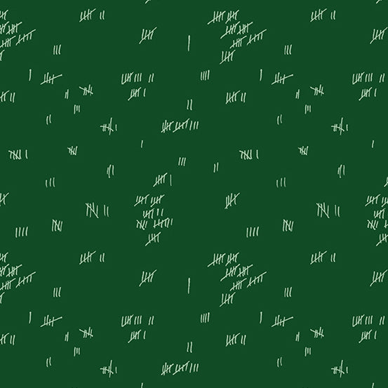  Giucy Giuce Fabric From the Basement Tally Hunter Green Fabric