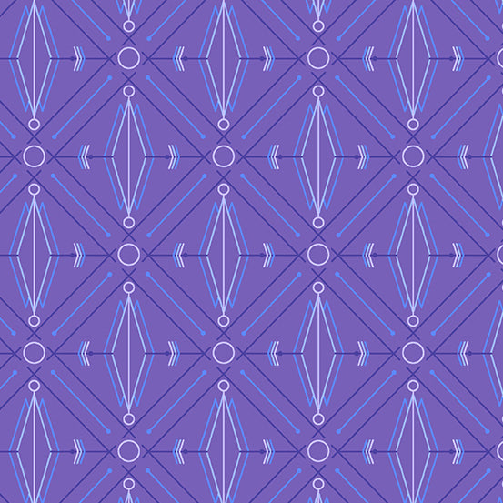 Giucy Giuce Deco Glo 2 Lotus Concord Purple Fabric