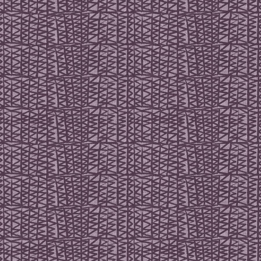 Libs Elliott Workshop Zig Zags in Purple Fabric