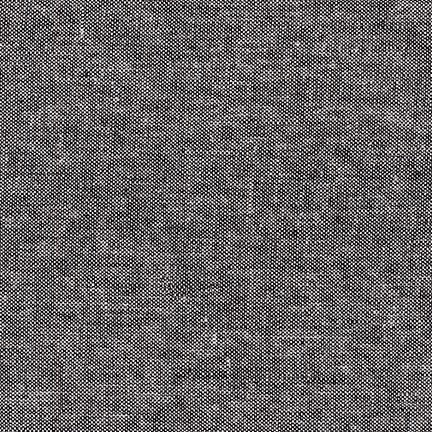 Essex Canvas Yarn Dyed Black Linen Fabric