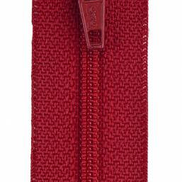 All-Purpose Polyester Coil Zipper 12in Red
