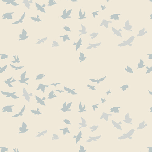 Serenity Fusion Aves Chatter Cream Fabric