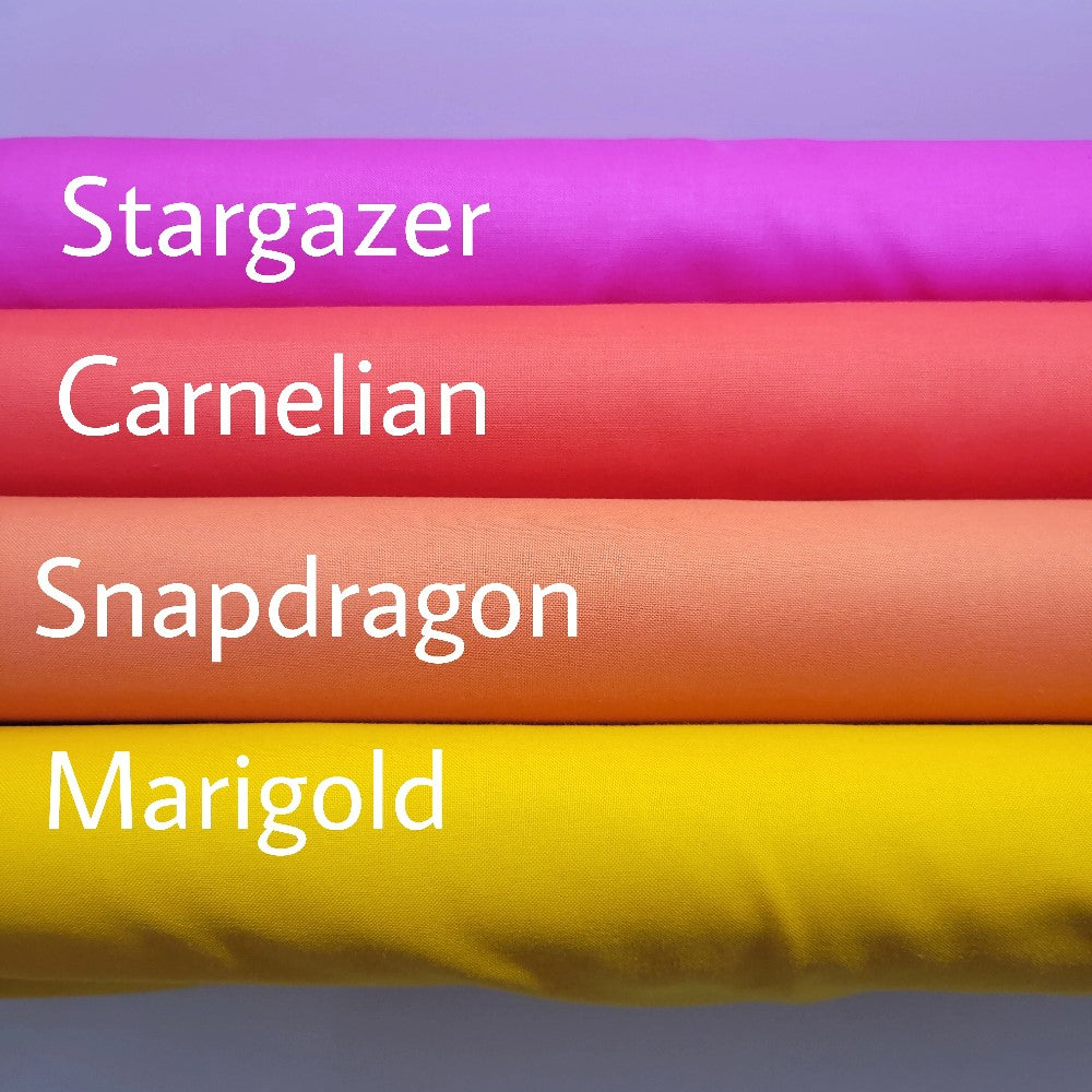 Tula Pink Solids Dragon's Breath Stargazer Pink Solid Fabric