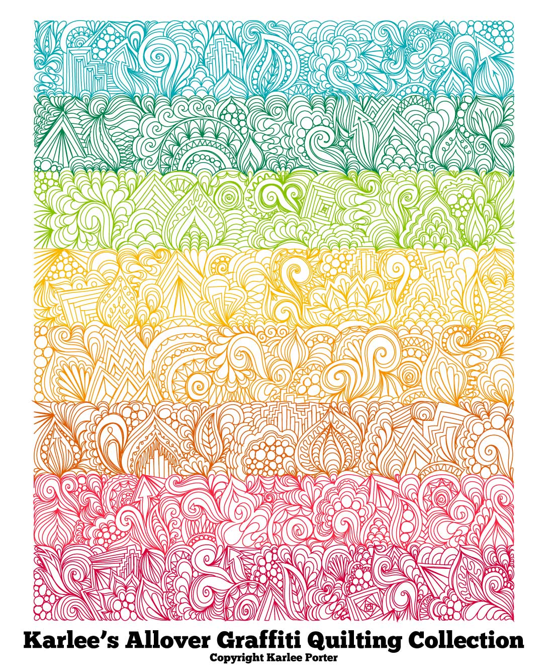 KP Allover Graffiti Quilting - Dense Pantograph