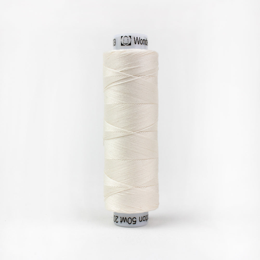 Wonderfil Konfetti Pearl White Thread 50 wt Cotton Mini Spool