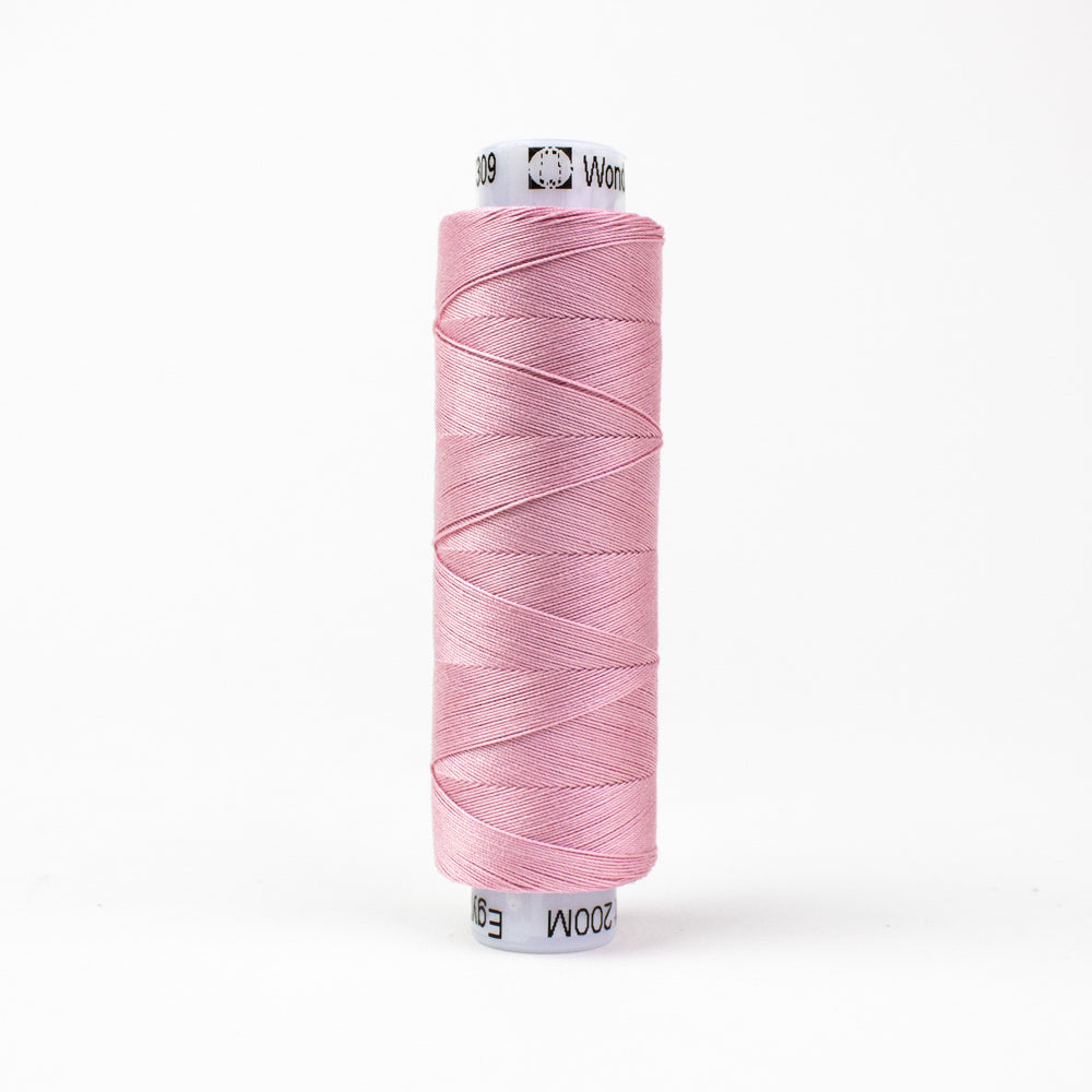 Wonderfil Konfetti Bubble Gum Pink Thread 50 wt Cotton Mini Spool