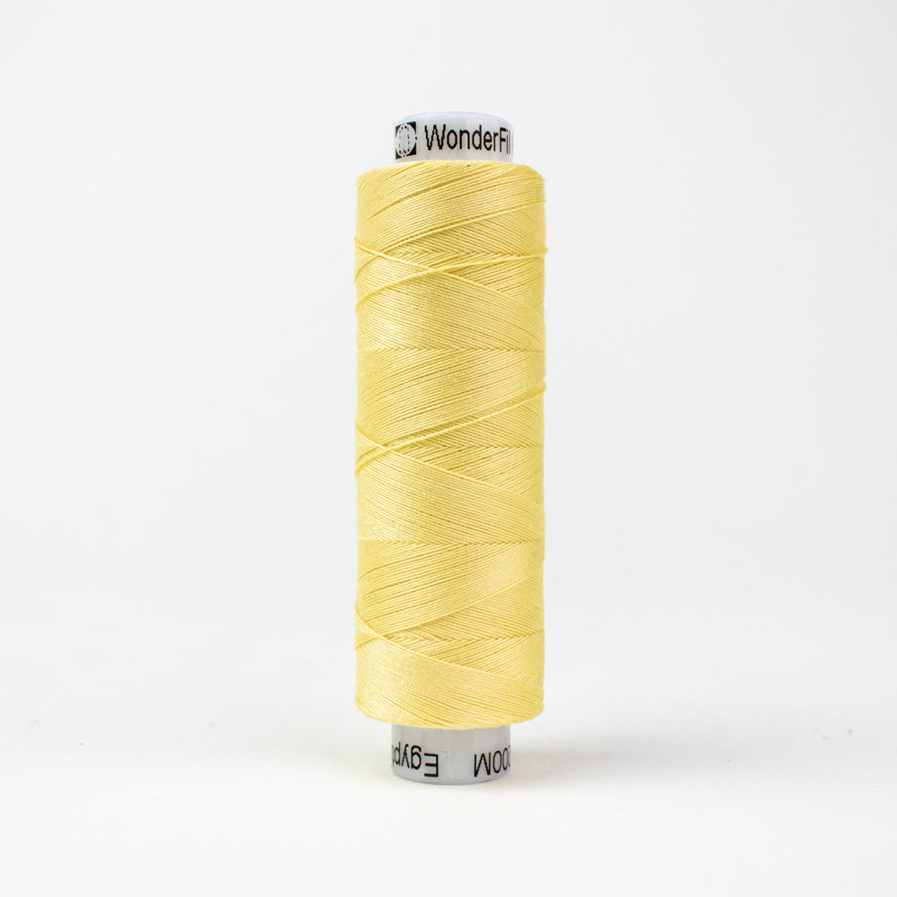 Wonderfil Konfetti Butter Yellow Thread 50 wt Cotton Mini Spool