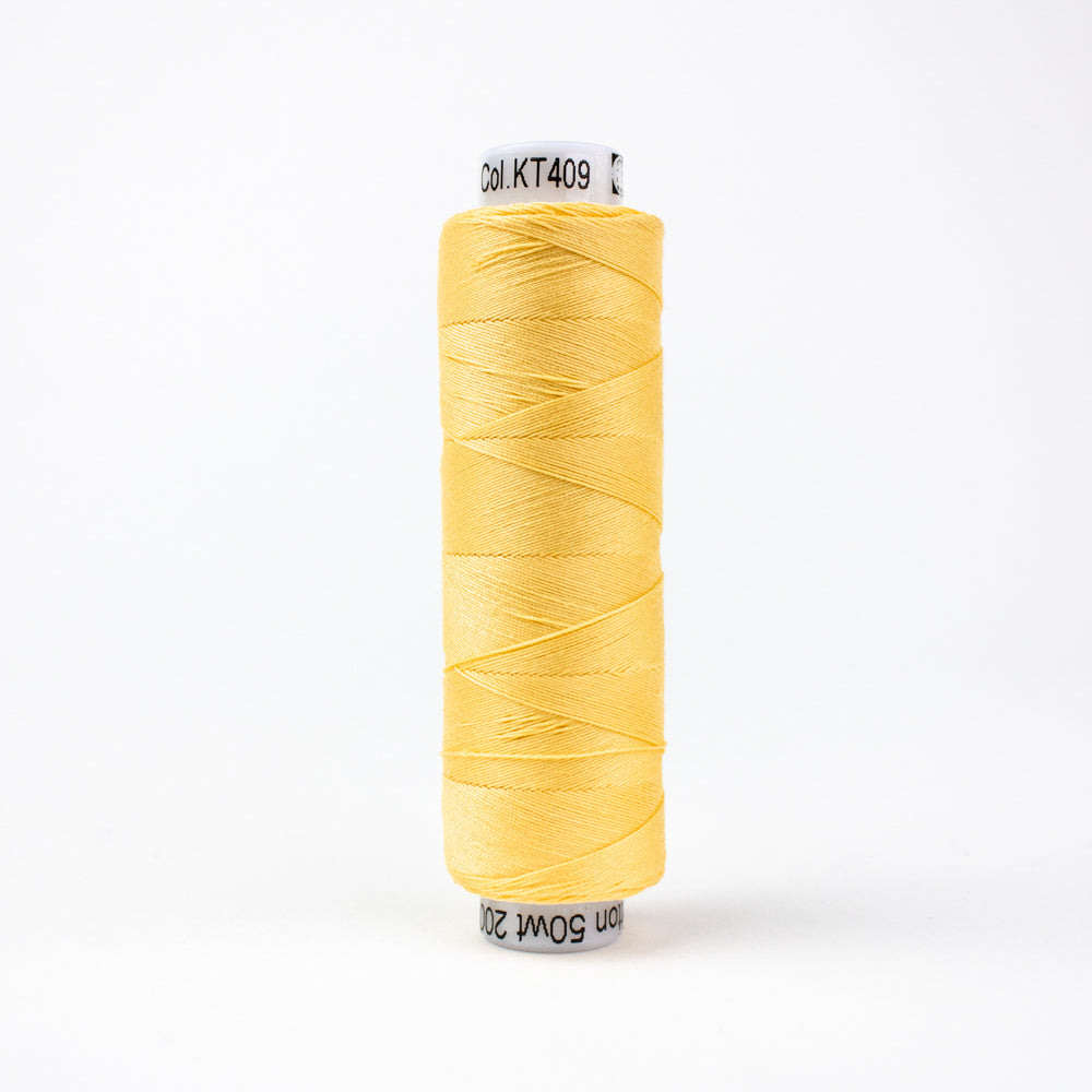 Wonderfil Konfetti Honeycomb Yellow Thread 50 wt Cotton Mini Spool