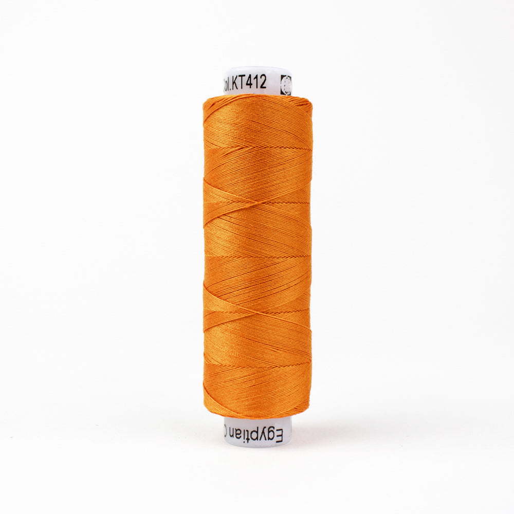 Wonderfil Konfetti Pumpkin Patch Orange Thread 50 wt Cotton Mini Spool