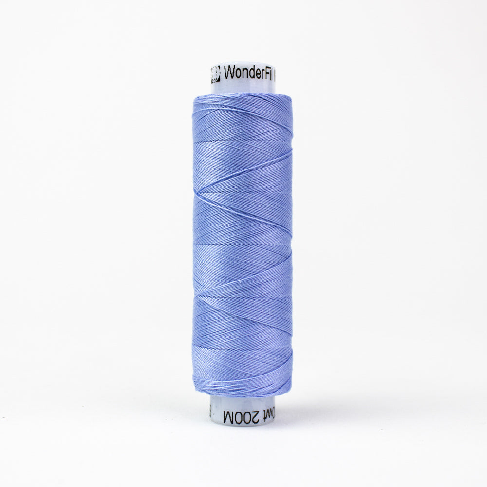 Wonderfil Konfetti Periwinkle Blue Thread 50 wt Cotton Mini Spool